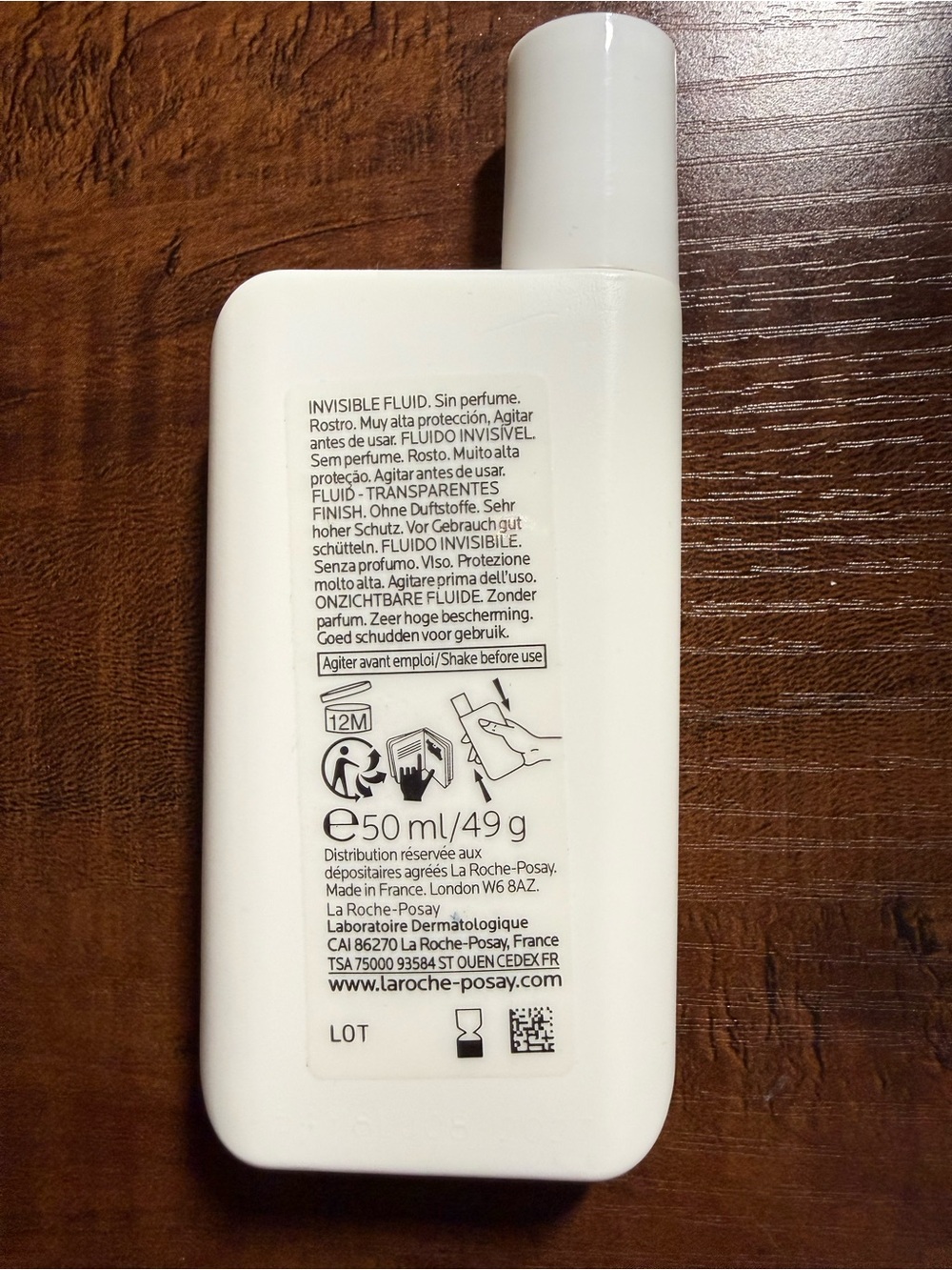 La Roche-Posay Anthelios UVmune 400 SPF 50+ Invisible Fluid - 50 ml - Picture 4 of 4